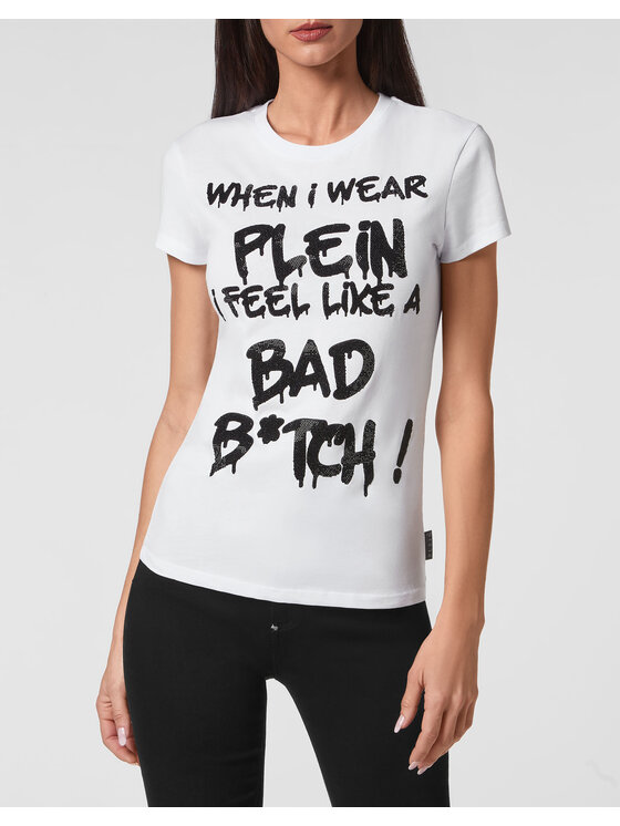 PHILIPP PLEIN PHILIPP PLEIN T-Shirt 2123 Bílá Regular Fit