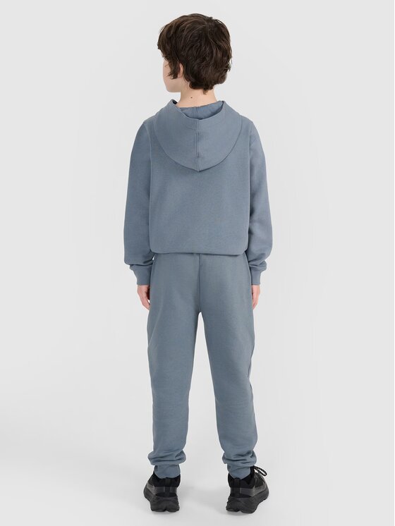 4F 4F Spodnie dresowe 4FJWSS25TTROM1112-46S Zielony Regular Fit