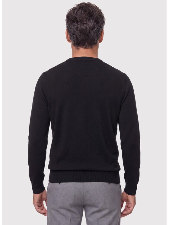 Pako Lorente Pako Lorente Sweter P26WB-2X-003 Czarny Straight Fit