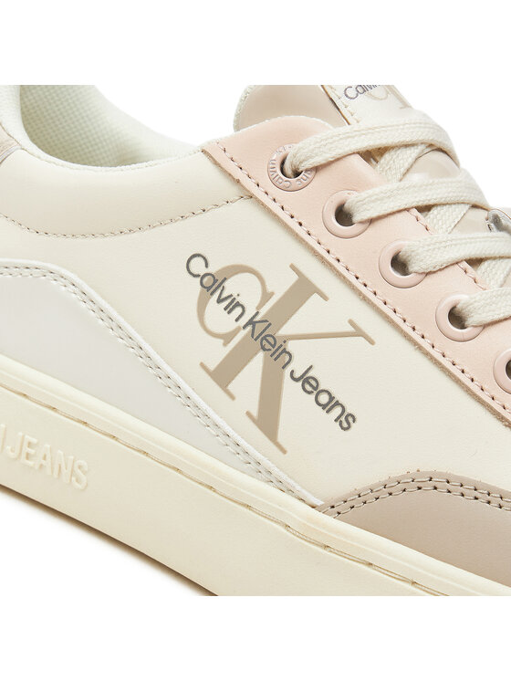 Calvin Klein Jeans Calvin Klein Jeans Сникърси Classic Cupsole Low Lace Lth Ml YW0YW01527 Розов
