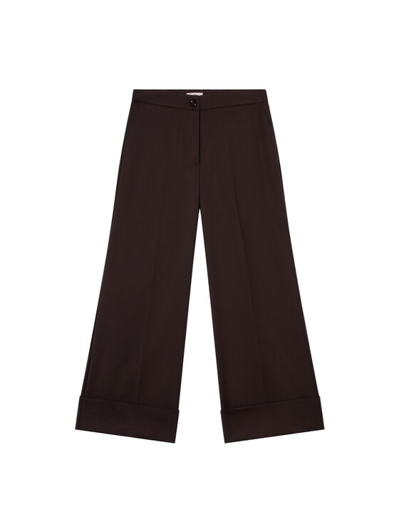 Oltre Oltre Spodnie materiałowe P03VR009398N032 Beżowy jasny Baggy Fit