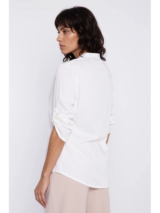 NIFE NIFE Halenka B227 Krémová Regular Fit