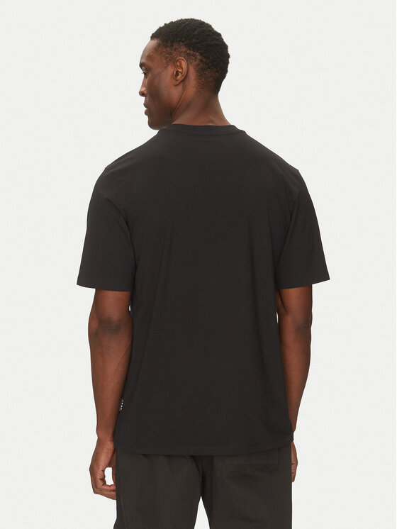 Jack & Jones Jack & Jones T-Shirt Pacer Photo 12273775 Czarny Relaxed Fit