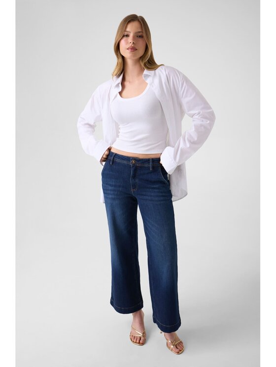 Guess Guess Jeansy 183305 Modrá