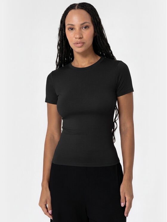 BASICLO BASICLO T-Shirt W-2254-99 Czarny Slim Fit