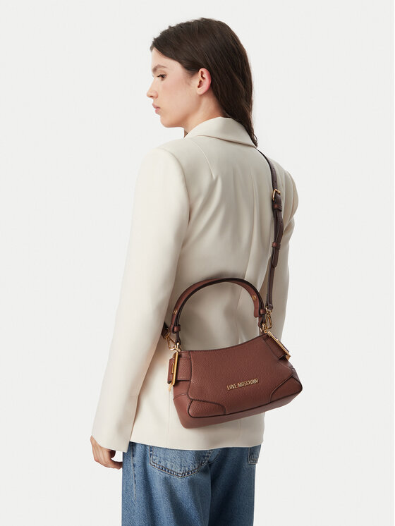 LOVE MOSCHINO Ročna torba JC4098PP1PLT1200 Rjava