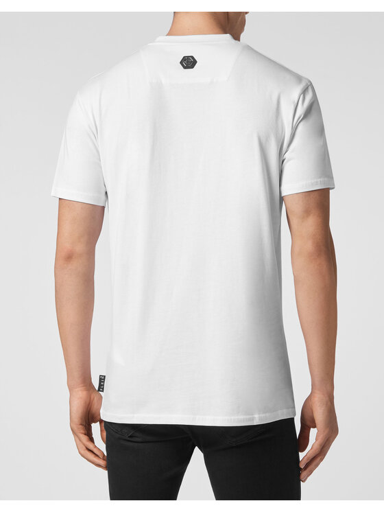 PHILIPP PLEIN PHILIPP PLEIN Tričko 5005 Biela Regular Fit