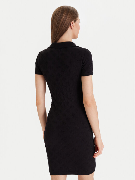Guess Guess Každodenní šaty V5YK05 Z3OA0 Černá Regular Fit