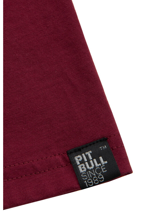 PITBULL PITBULL T-Shirt HILLTOP Bordowy Regular Fit