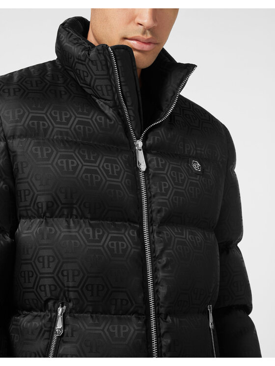 PHILIPP PLEIN PHILIPP PLEIN Kurtka puchowa 26067 Czarny Regular Fit