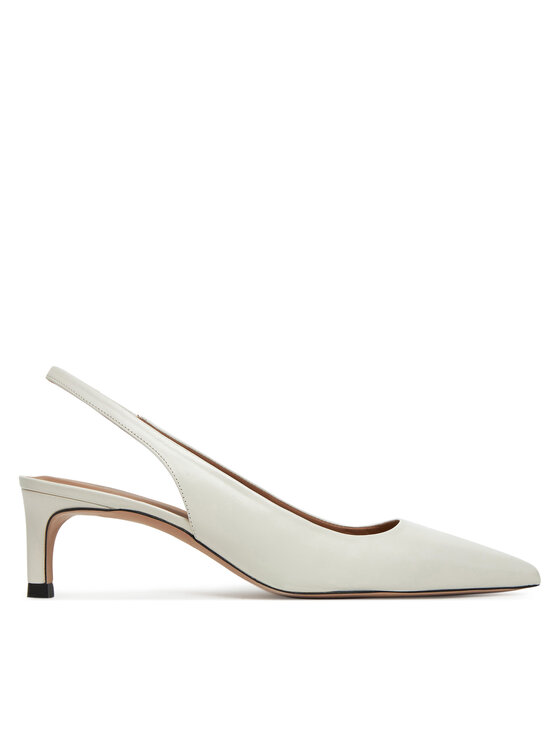 BOSS BOSS Pantofi cu toc subțire Janet 50542378 Alb