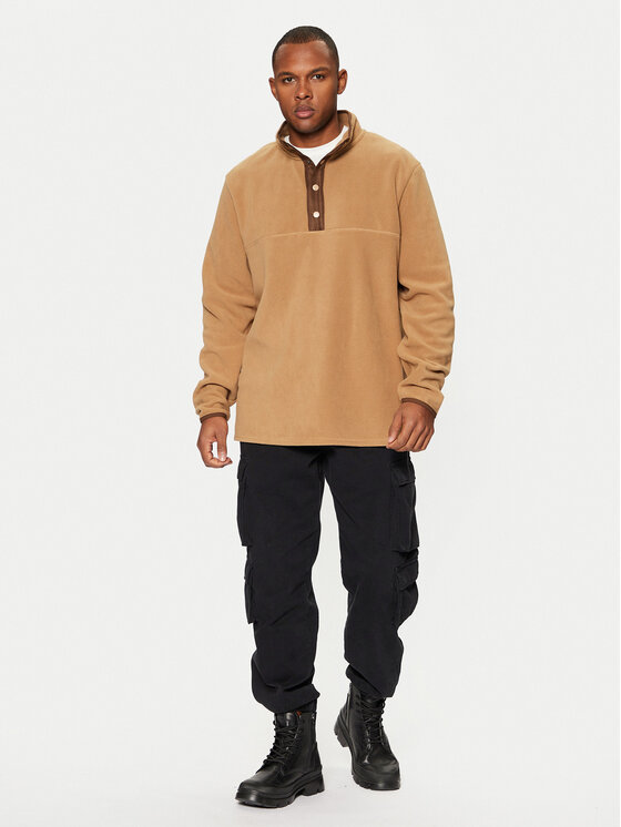 Brave Soul Brave Soul Flis MSS-675DOM Rjava Relaxed Fit