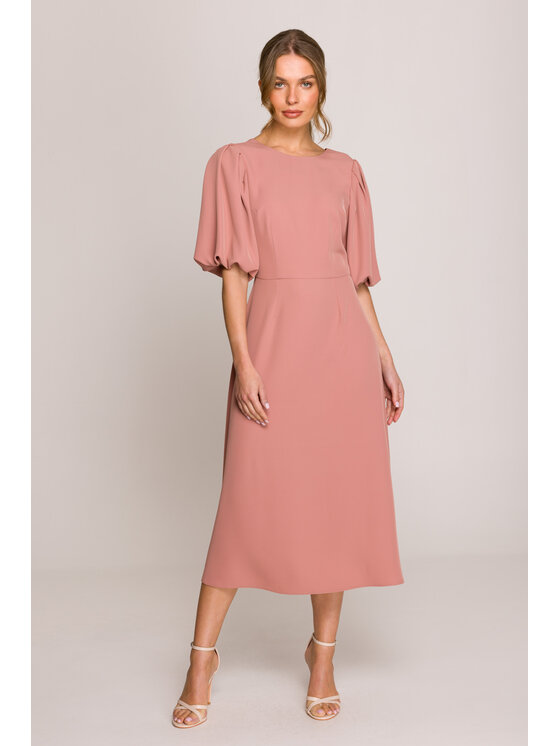Stylove Stylove Sukienka wieczorowa S399 Różowy Premium Fit