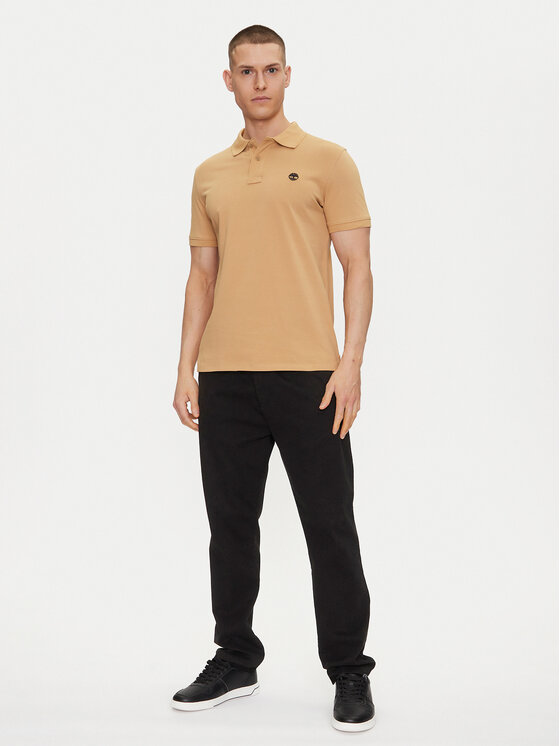 Timberland Timberland Pólóing TB0A6VDP Bézs Regular Fit