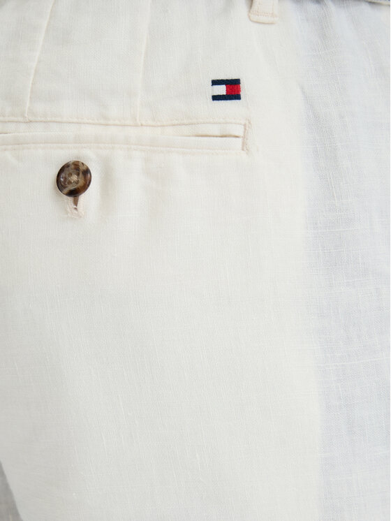 Tommy Hilfiger Tommy Hilfiger Chino hlače Denton MW0MW42337 Bela Straight Fit