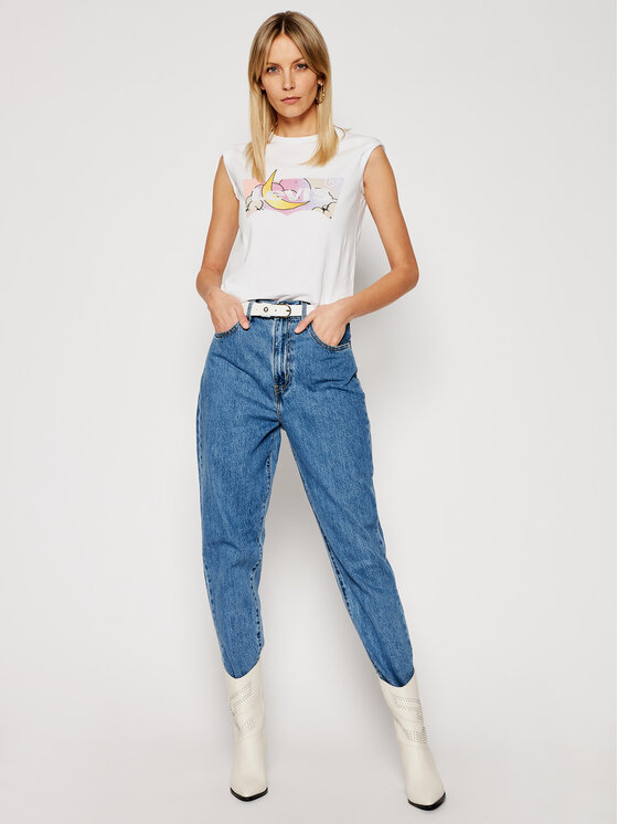 T-shirt The Perfect 17369-1251 Bianco Regular Fit