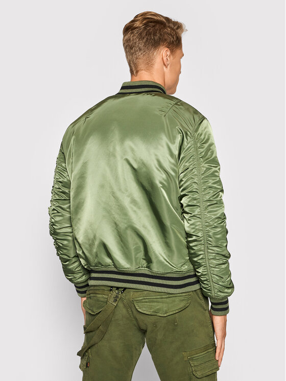 Alpha Industries Alpha Industries Bomber College 118112 Verde Regular Fit
