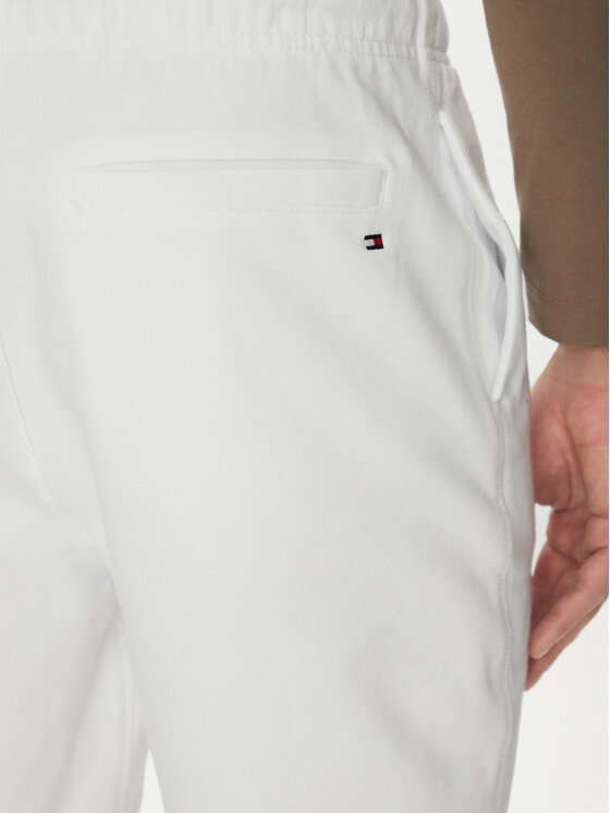 Tommy Hilfiger Tommy Hilfiger Αθλητικό σορτς Small Logo MW0MW38698 Λευκό Regular Fit