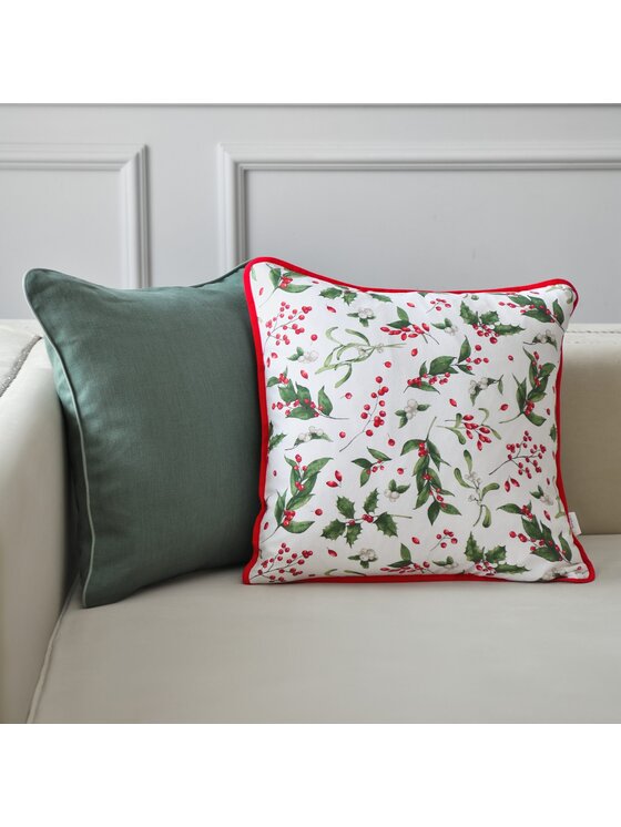 Roseberry Home Roseberry Home Poszewka dekoracyjna Very Merry Christmas Czerwony