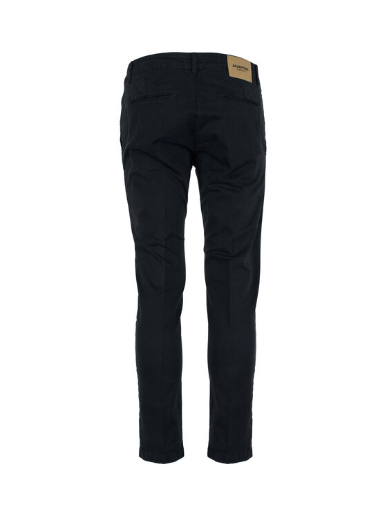 ACANFORA ACANFORA Pantaloni invernali UNVERVECE-NER Nero Regular Fit
