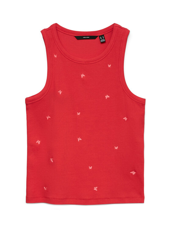 Vero Moda Vero Moda Τοπ Naja 10341964 Κόκκινο Slim Fit