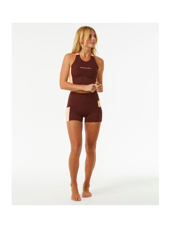 Rip Curl Rip Curl Top Rss Revival Crop Fioletowy Performance Fit