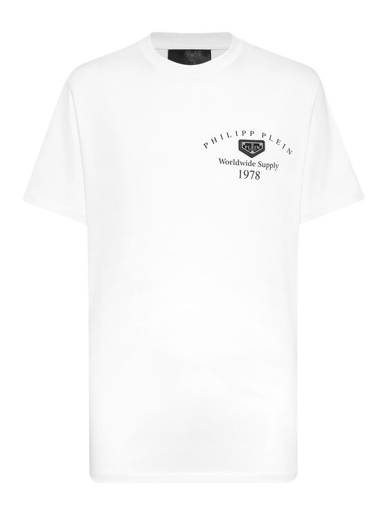 PHILIPP PLEIN PHILIPP PLEIN T-shirt 23463 Bianco Regular Fit