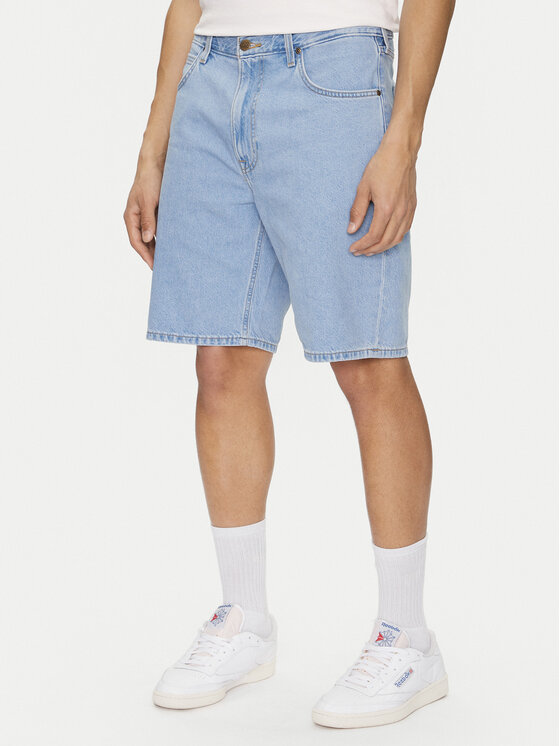 Lee Lee Džínové šortky Asher 112364084 Modrá Loose Fit