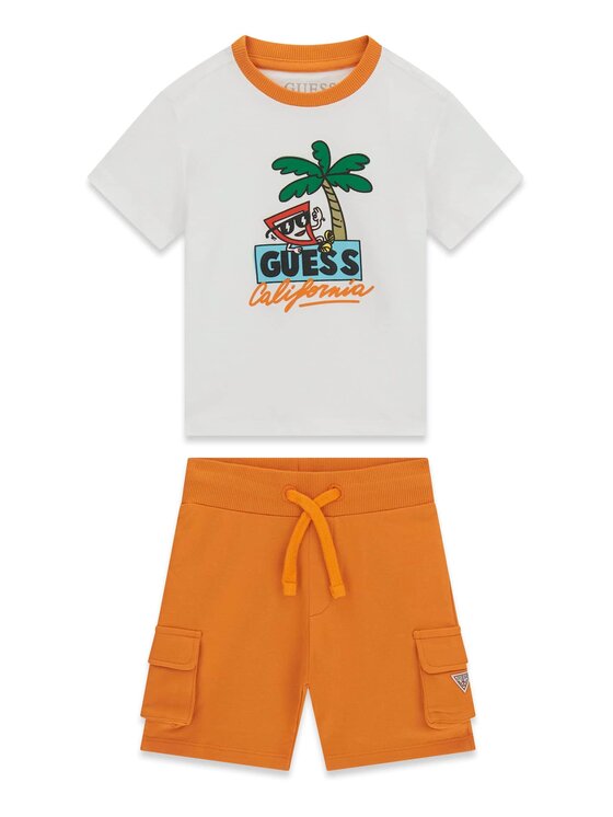 Guess Guess Set T-Shirt und Shorts N6GG02 K8HM4 Bunt Regular Fit