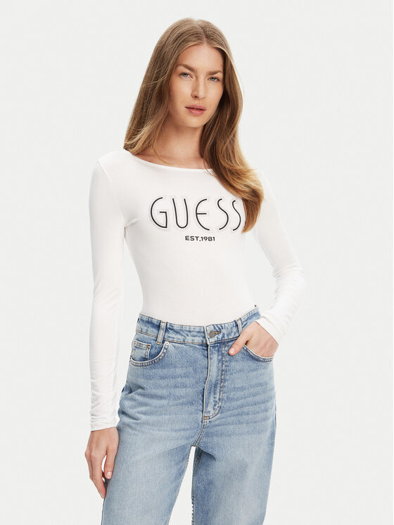Guess Guess Body W5YP05 K68D2 Alb Slim Fit