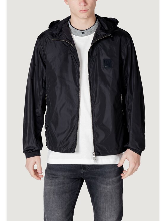 Armani Exchange Armani Exchange Giacca di pelle XM000342 AF12285 Nero Regular Fit