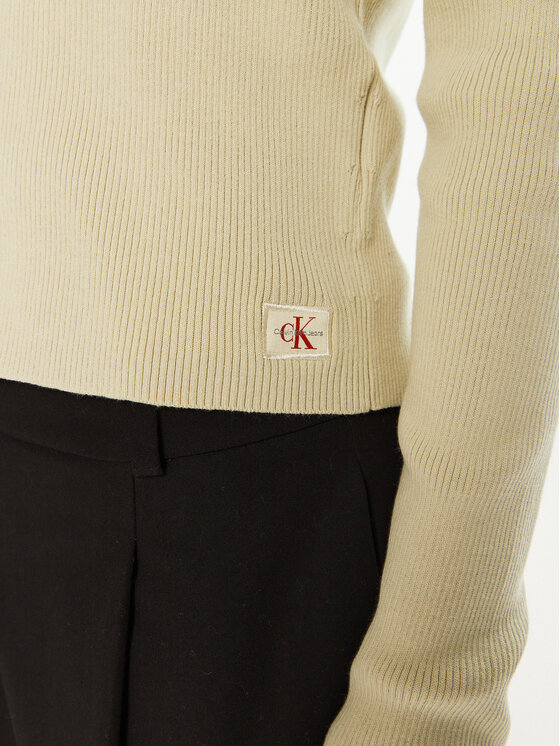 Calvin Klein Jeans Calvin Klein Jeans Kardigan J20J224239 Zielony Regular Fit