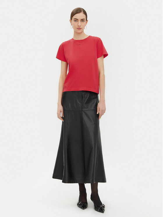 PINKO PINKO Majica 100373 A228 Rdeča Regular Fit