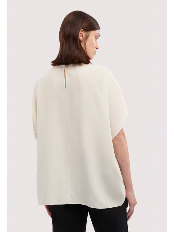 Trussardi Trussardi Top D4546200007N002 Biały Regular Fit