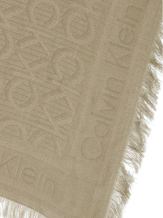 Calvin Klein Calvin Klein Marama Monogram Jacquard Scarf K60K608779 Zelena
