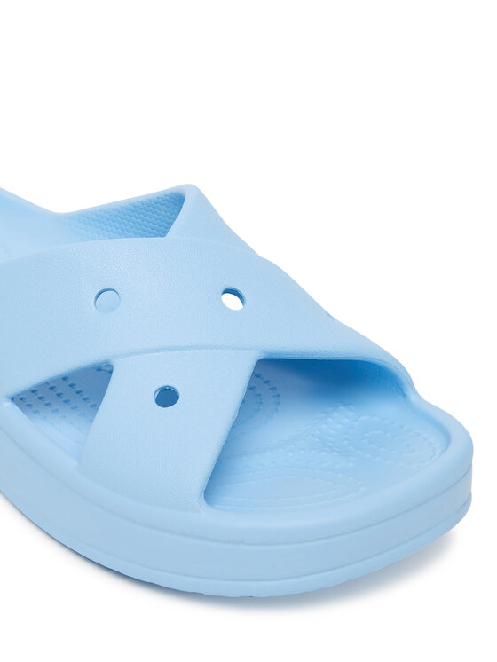 Crocs Crocs Şlapi Classic Women's Cross Strap 210840 Albastru