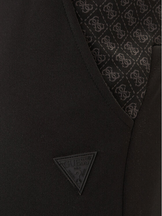 Guess Guess Παντελόνι φόρμας Z6RB09 KD472 Μαύρο Regular Fit