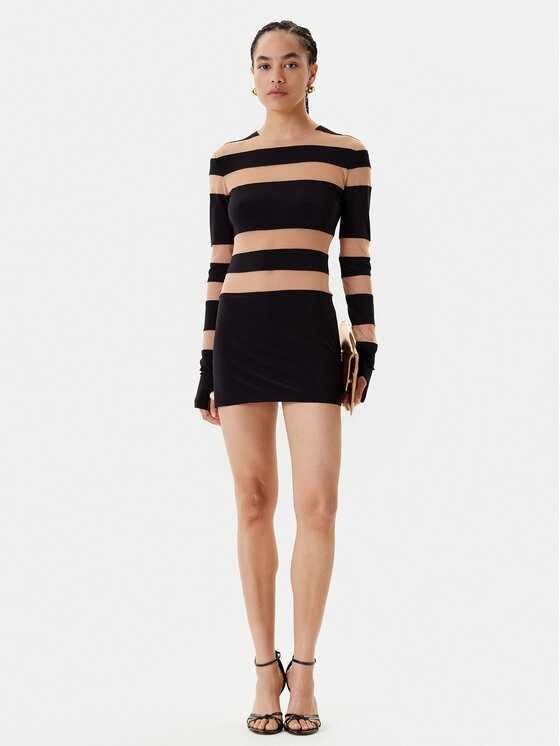 NORMA KAMALI NORMA KAMALI Každodenní šaty KK3243PMB48239 Černá Slim Fit