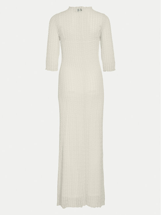 Vila Vila Strickkleid Selina 14106328 Écru Regular Fit