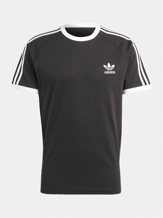 adidas adidas Tričko Adicolor Classics 3-Stripes T-Shirt IA4845 Čierna Slim Fit