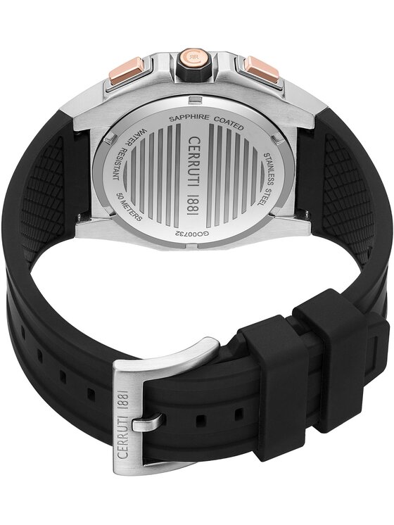 Cerruti 1881 Cerruti 1881 Zegarek Cerruti-CIWGO0073201 Czarny