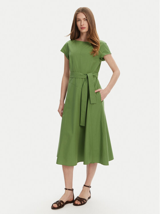 Weekend Max Mara Weekend Max Mara Každodenní šaty Magma 2515221142 Zelená Regular Fit