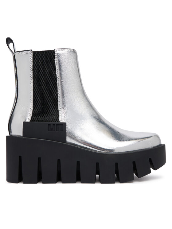 United Nude United Nude Botki Grip Chelsea LO V 1103214116 Srebrny