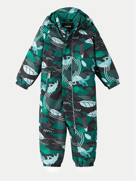 Reima Reima Overall de iarnă Puhuri 5100116B Verde Regular Fit