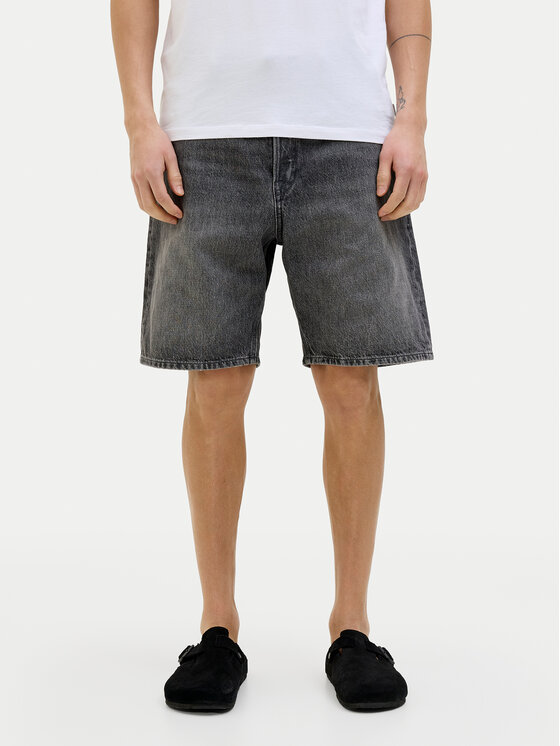 Jack & Jones Jack & Jones Pantaloni scurți de blugi 12269533 Negru Loose Fit