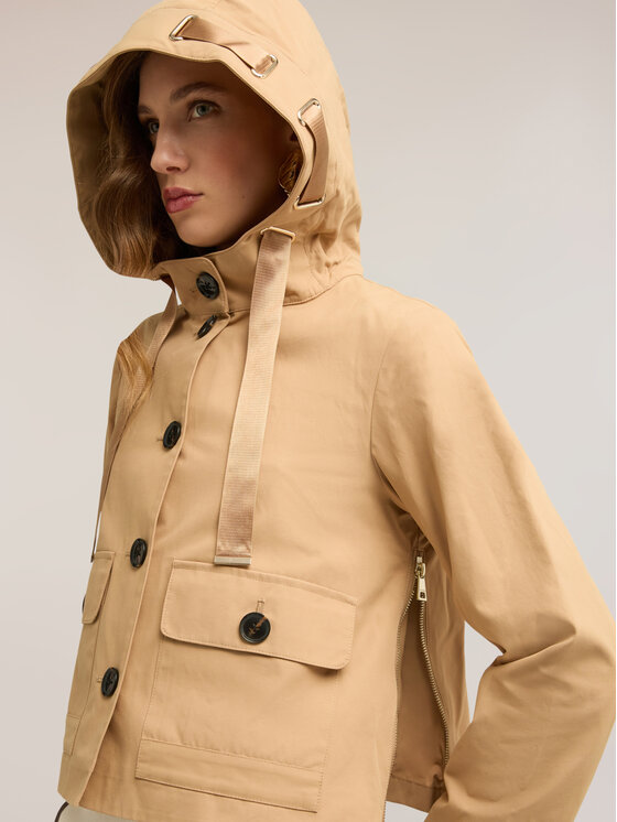 Motivi Motivi Cappotto invernale R014Q001140N012 Beige A-Line Fit