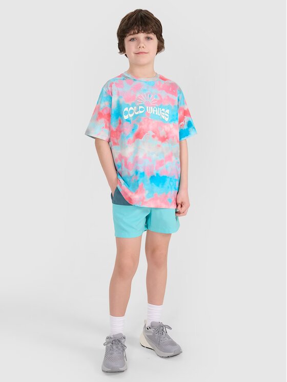 4F 4F T-Shirt 4FJWSS25TTSHM1916-91A Kolorowy Oversize