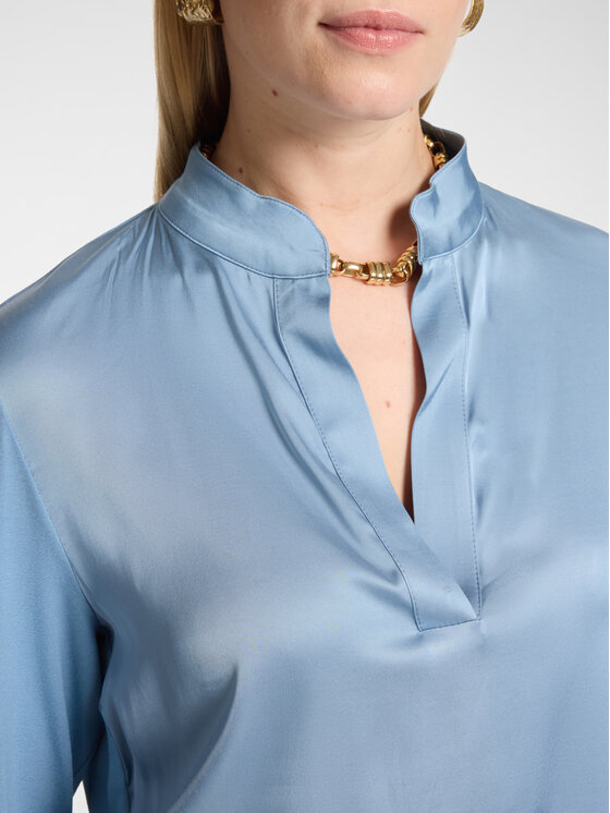 Elena Mirò Elena Mirò Koszula G055Z000706N004 Turkusowy Regular Fit