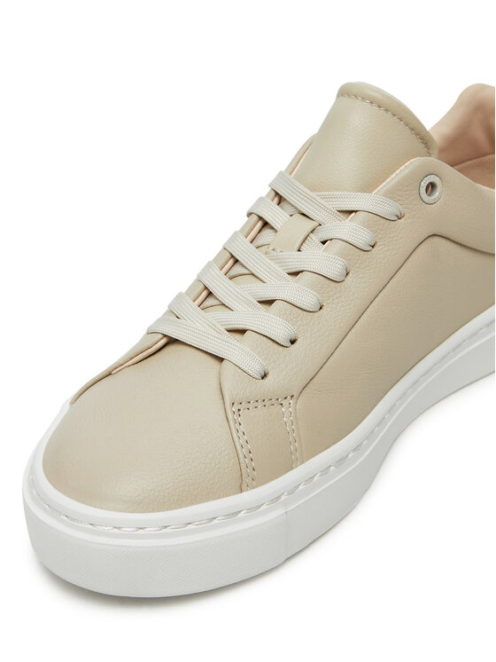 Calvin Klein Calvin Klein Снікерcи Cupsole Lace Up W/Ml HW0HW02288 Écru