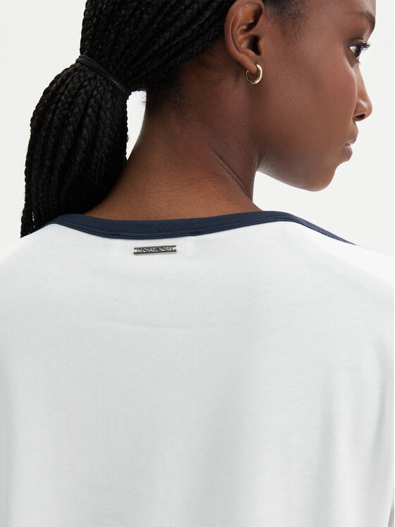MICHAEL Michael Kors MICHAEL Michael Kors Тишърт MR651WT97J Бял Relaxed Fit